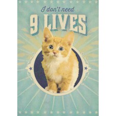 TREE FREE GREETING CARD NINE LIVES